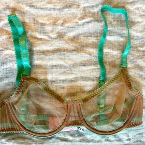 Dora Larsen Beige Clean Tulle Underwire Bra 34B